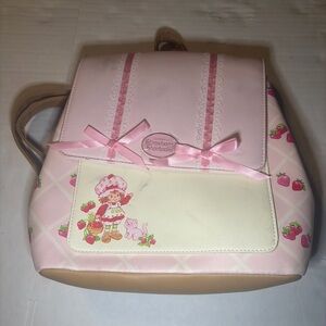 Strawberry Shortcake Pink Mini Backpack for Women